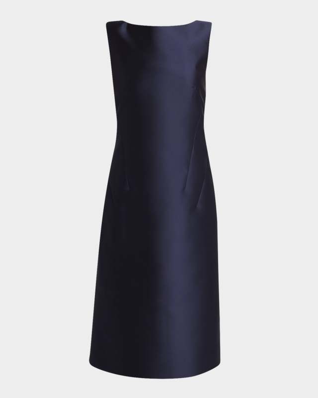 Bow Low-Back Sleeveless Dress